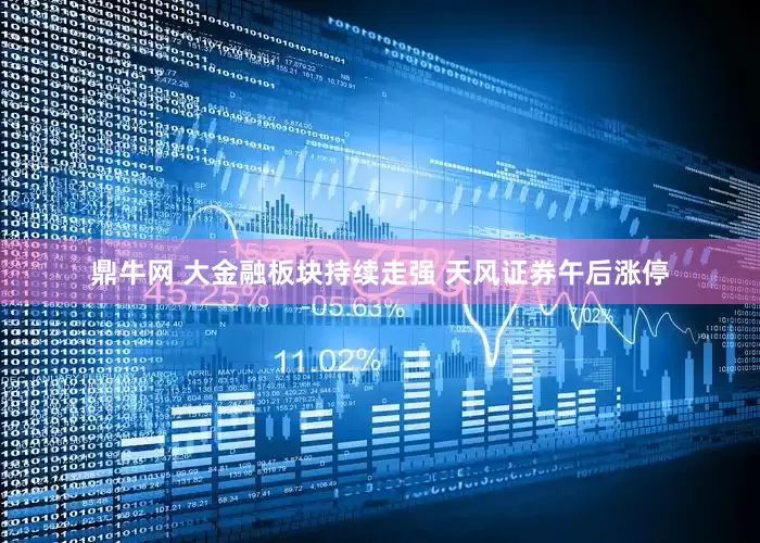 鼎牛网 大金融板块持续走强 天风证券午后涨停